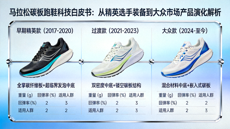 马拉松碳板跑鞋科技白皮书：从精英选手装备到大众市场产品演化解析